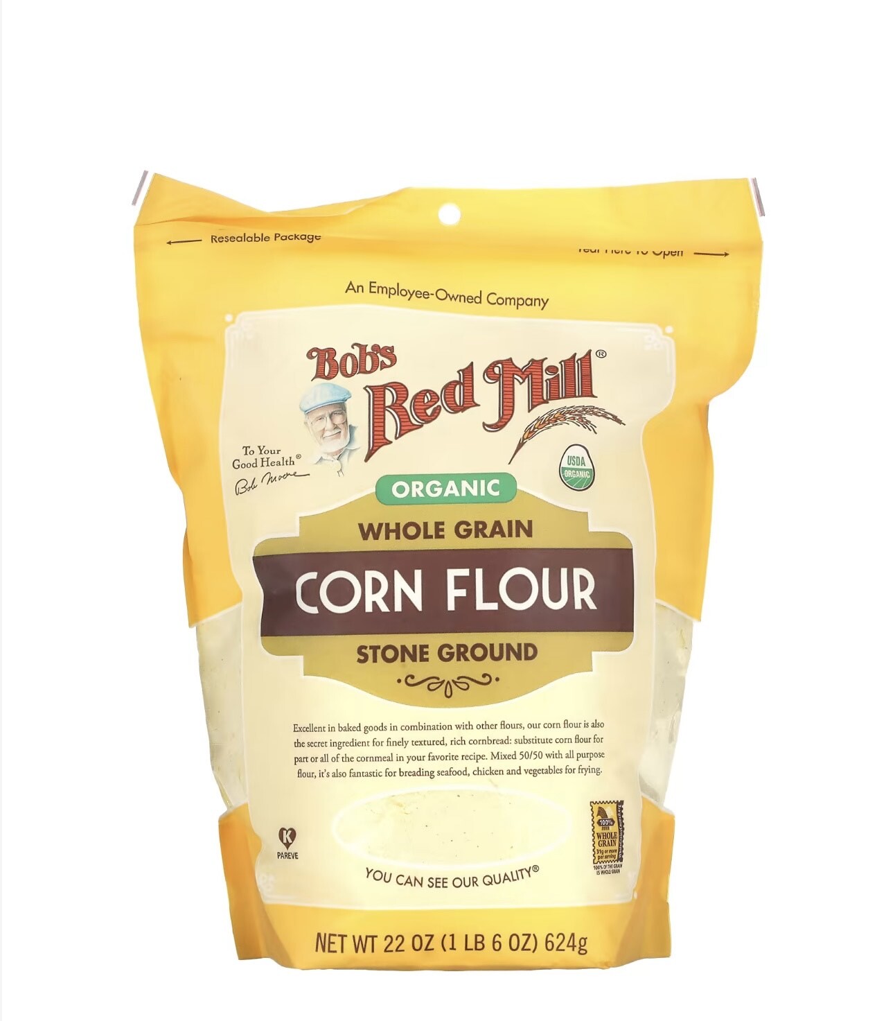 Bob's Red Mill Corn Flour 624g