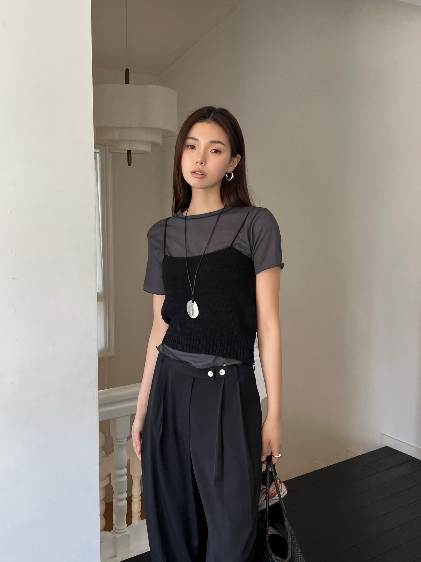 WW2672 吊帶knit