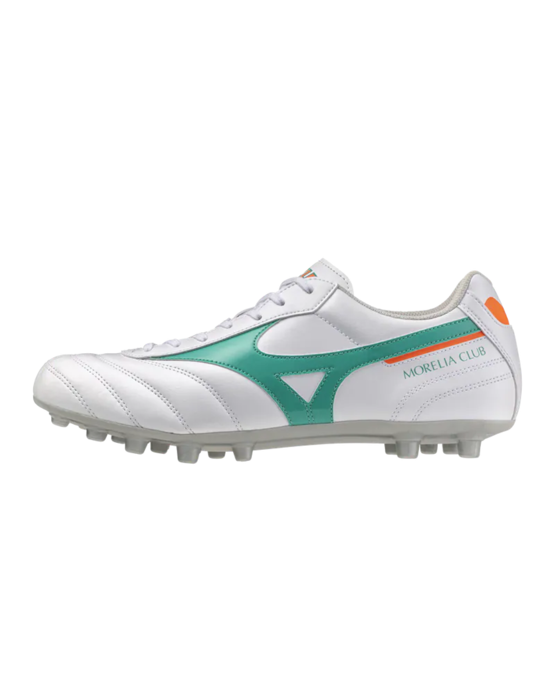 MIZUNO Morelia II Club AG 仿草/草地足球鞋 白綠色