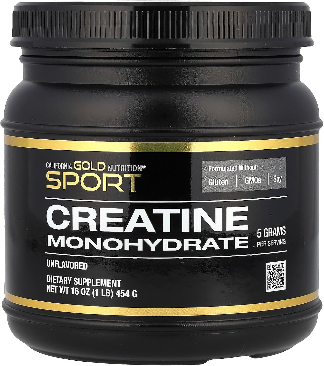 代購 California Gold Nutrition, Sport, Pure Creatine Monohydrate, Unflavored, 1 lb (454 g)