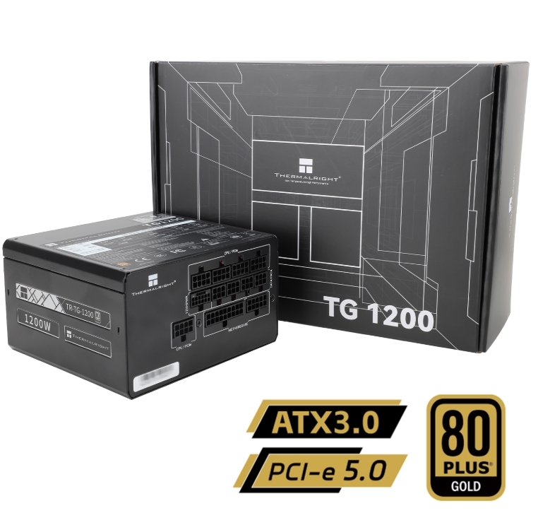 Thermalright TG1200  - ATX3.0 Gold 電源供應器 火牛 (黑色/白色)