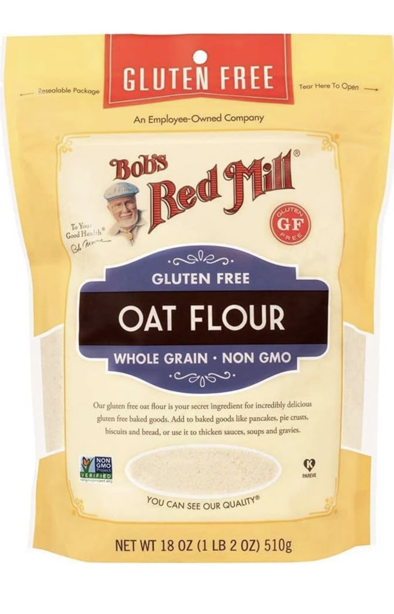 Bob's Red Mill Oat Flour 510g