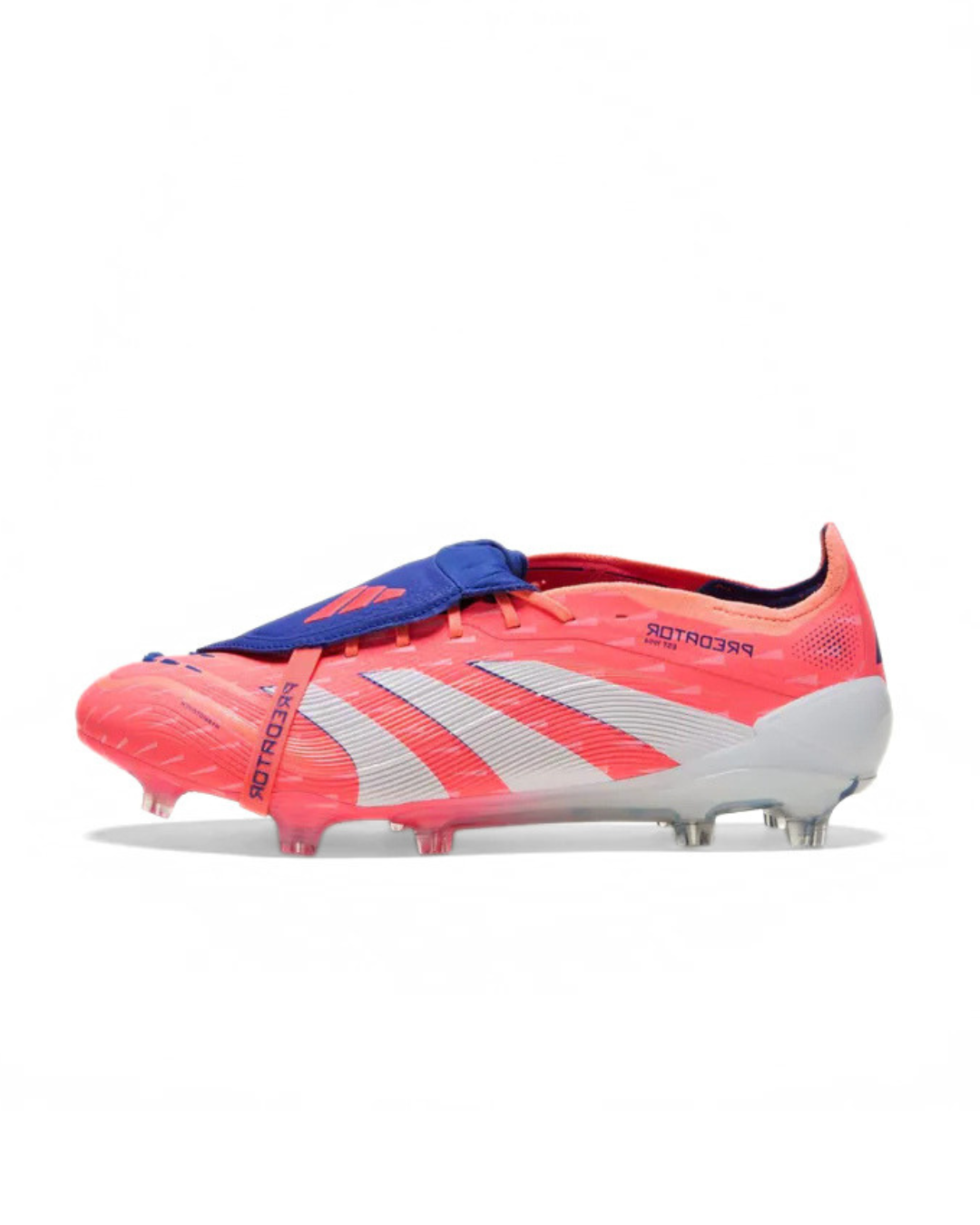 Adidas Predator Elite Fold-Over Tongue FG  仿草/草地足球鞋 珊瑚白色