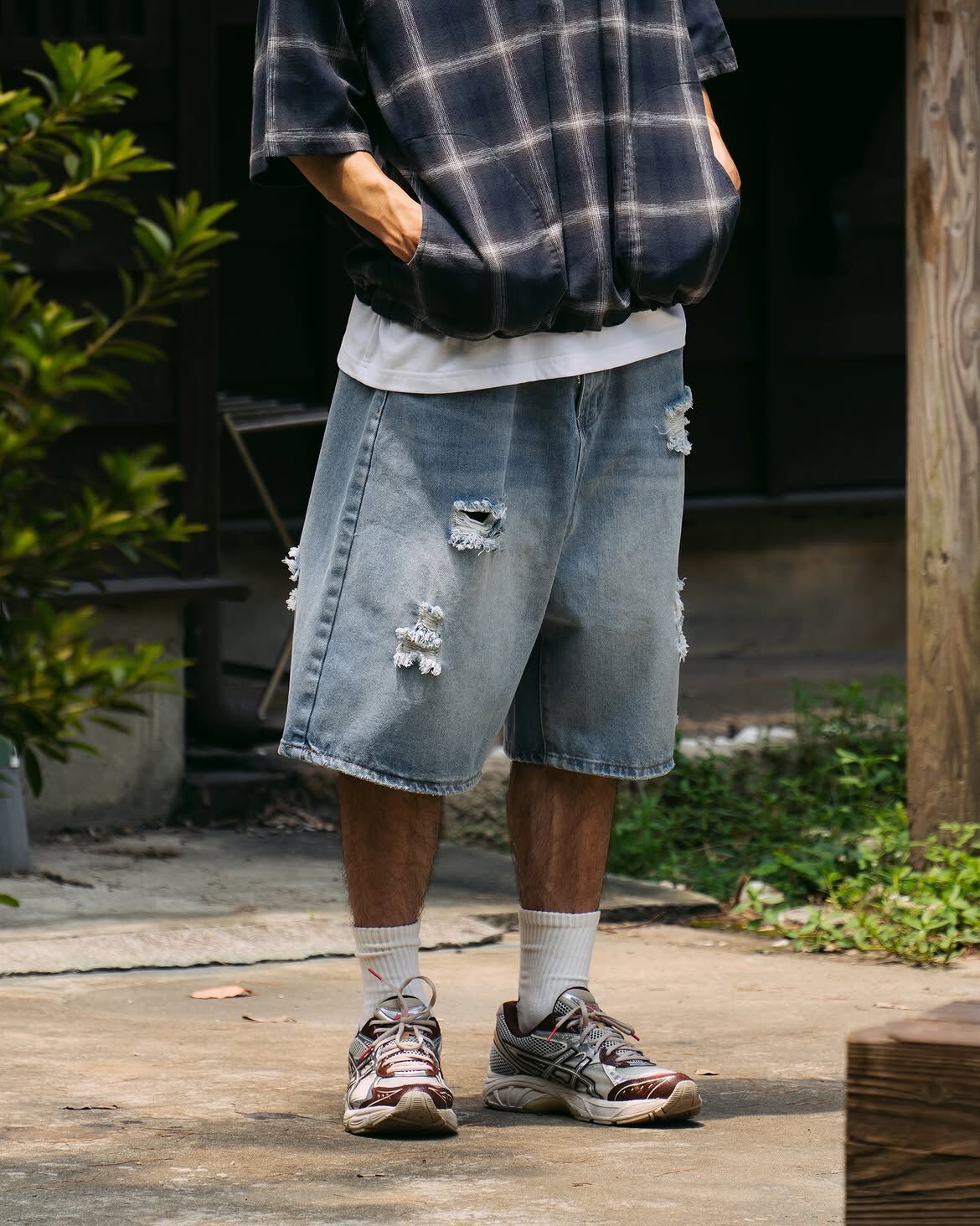idealism 破壞丹寧短褲｜Ripped Shorts（26SS）