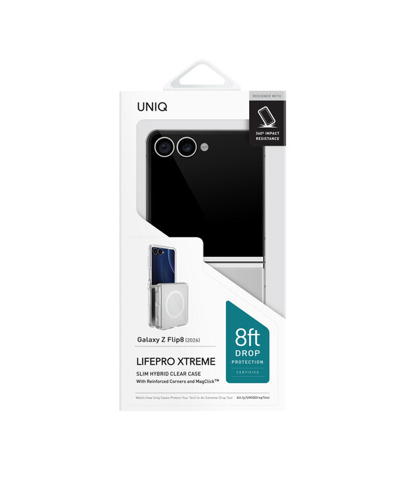 UNIQ LifePro Xtreme Samsung Galaxy Z Flip8 透明磁吸手機殼
