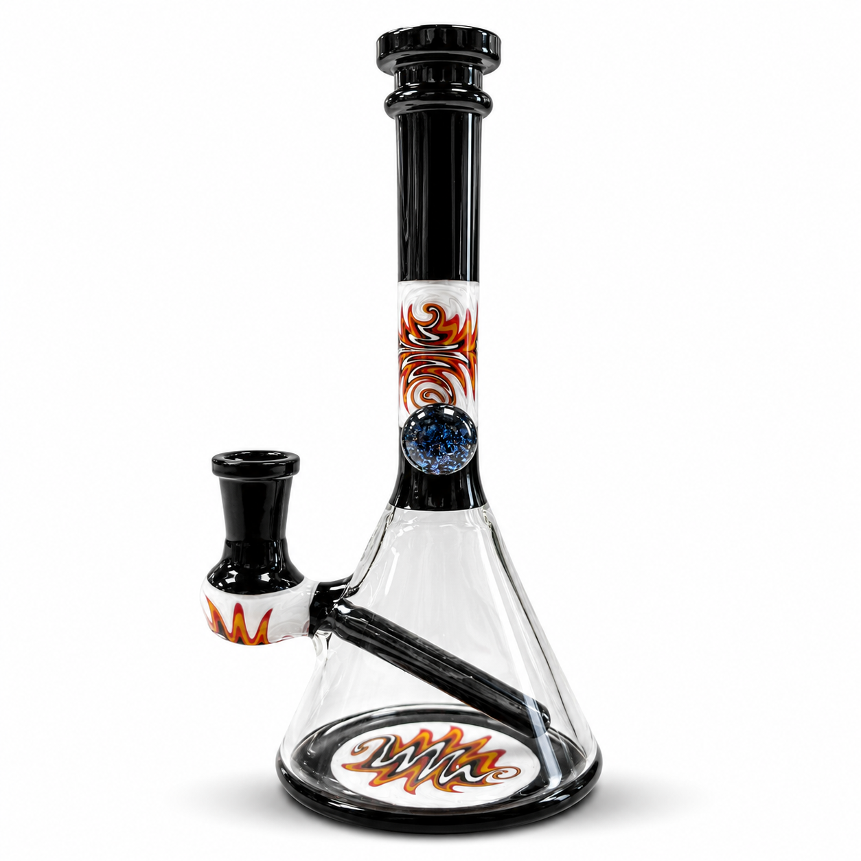 🇨🇦極光Aurora - Lava Wave Glass Water Pipe 熔岩玻璃壺