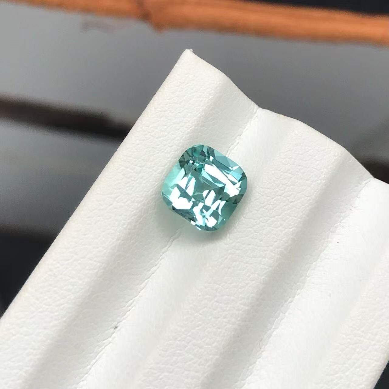 阿富汗海沫色碧璽裸石