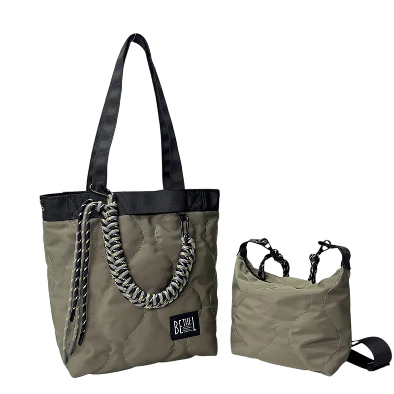 DB002 Bethel 手工掛繩2合1Tote Bag (細) W23 xD14xH27 cm