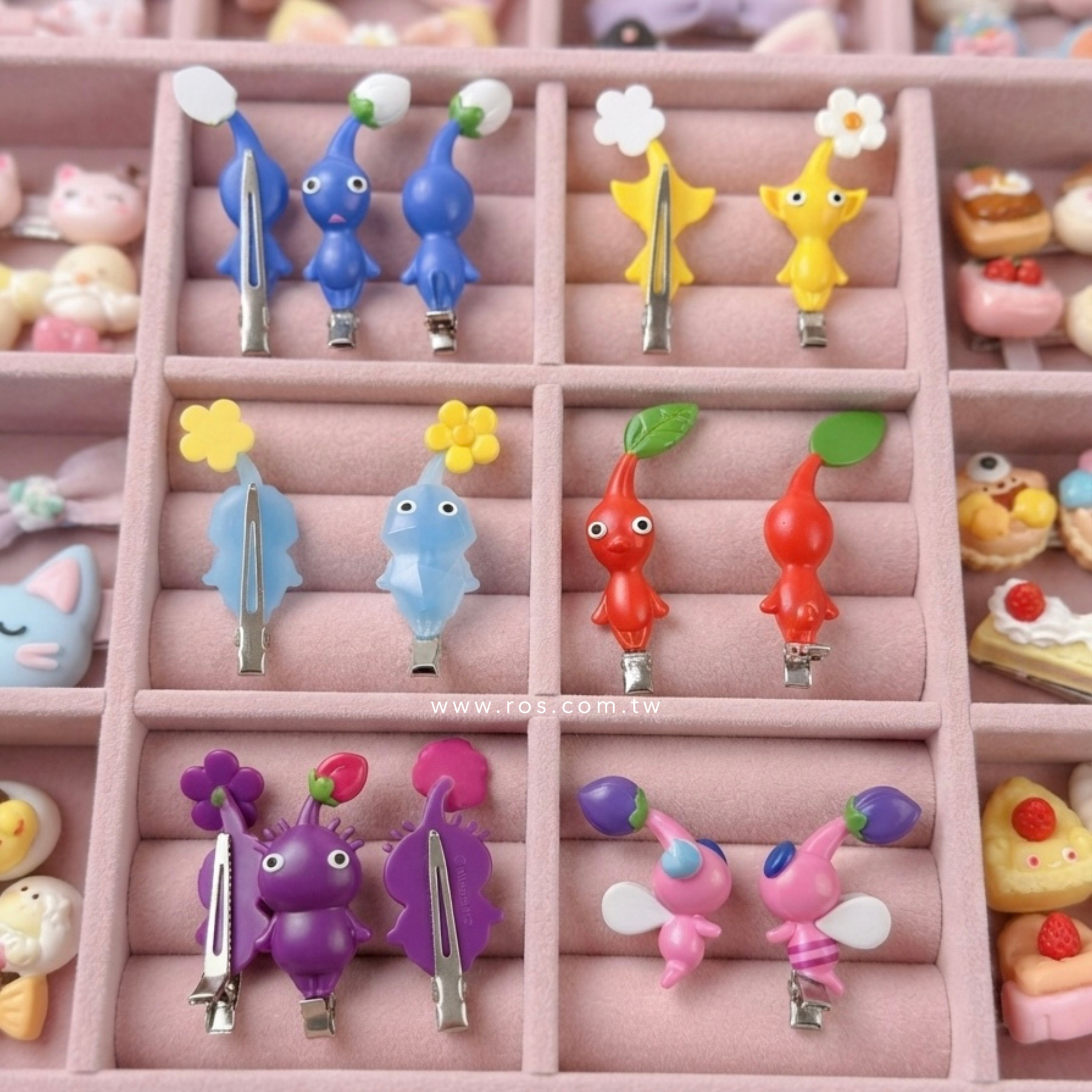 🇯🇵日本限定 Nintendo 任天堂 Pikmin 皮克敏髮夾(6kinds)