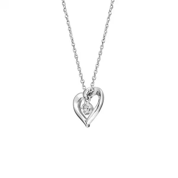 CANAL 4℃ - Silver necklace 愛心造型純銀項鍊