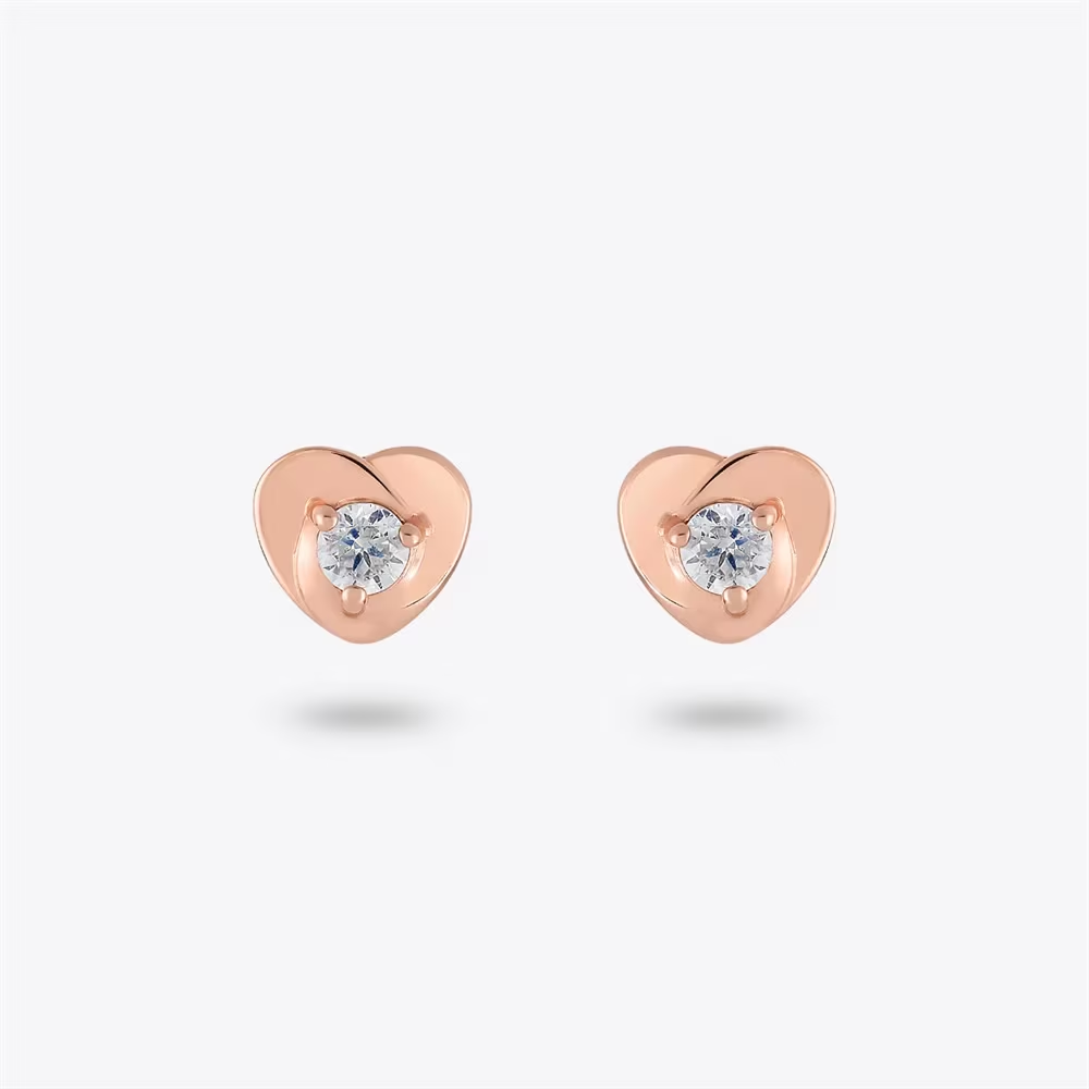 CANAL 4℃  - Silver earrings  純銀耳環（EARFLOW 立體愛心款）