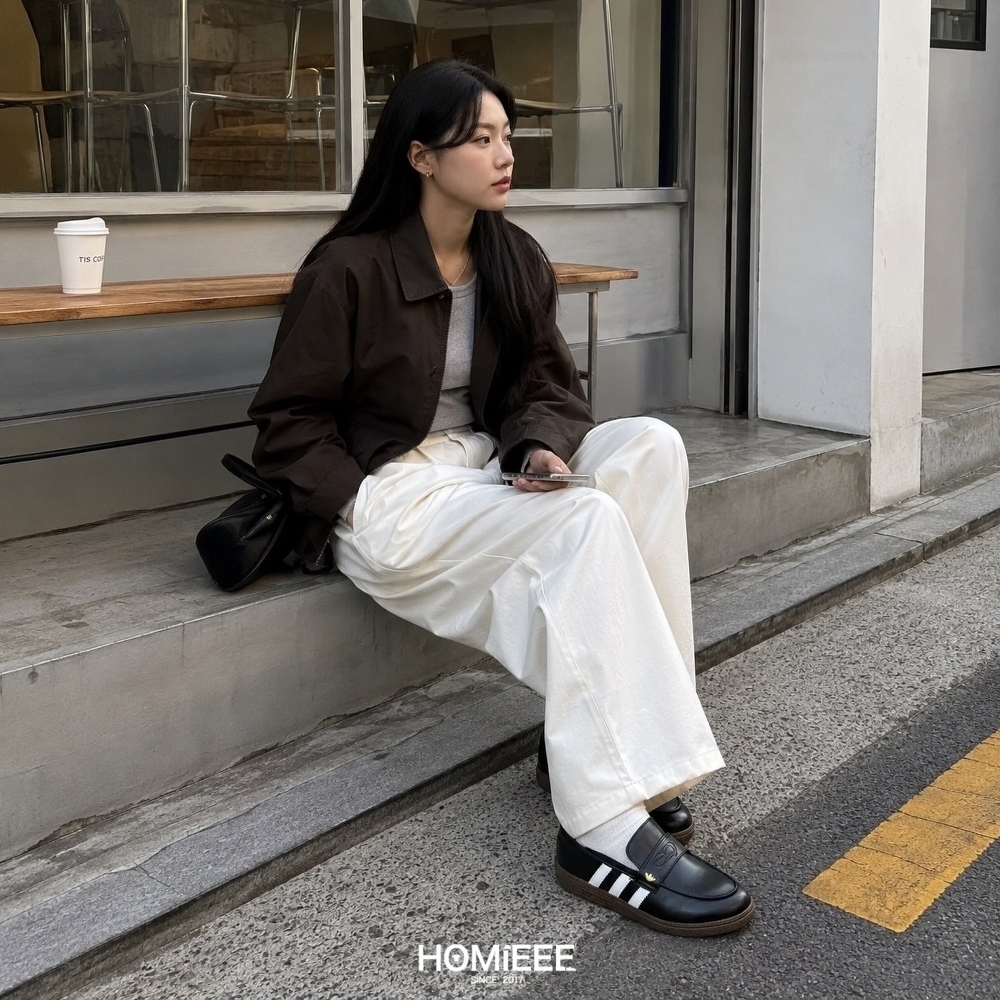 Adidas Originals Handball Spezial 皮革 樂福鞋 女鞋 黑色 [LC3903]