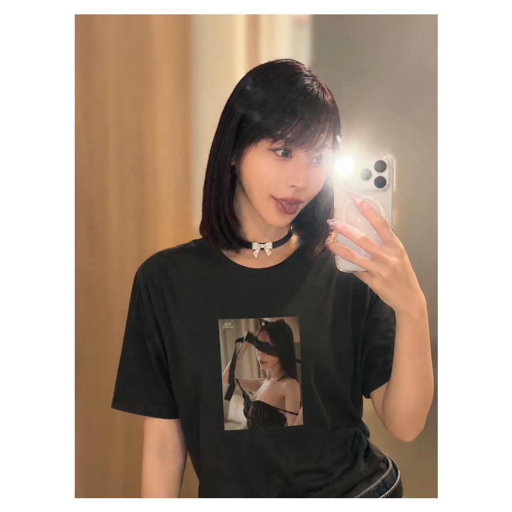 七瀬アリス 七瀨愛麗絲 《蕾絲蒙眼》TEE