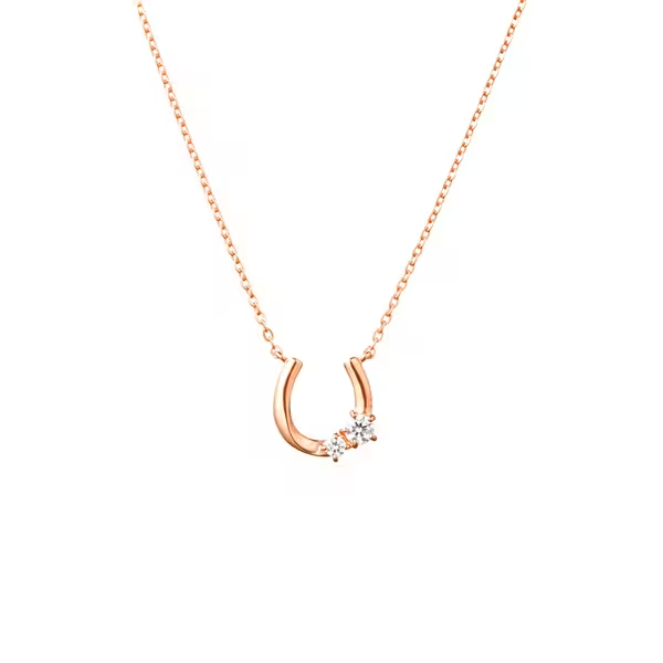 CANAL 4℃ - Silver necklace 純銀項鍊（玫瑰金馬蹄幸運款）