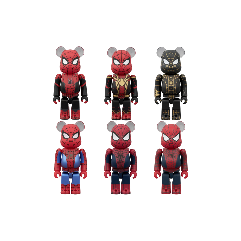 CHASE 蜘蛛俠 Spider-Man: No Way Home 100％ BE@RBRICK