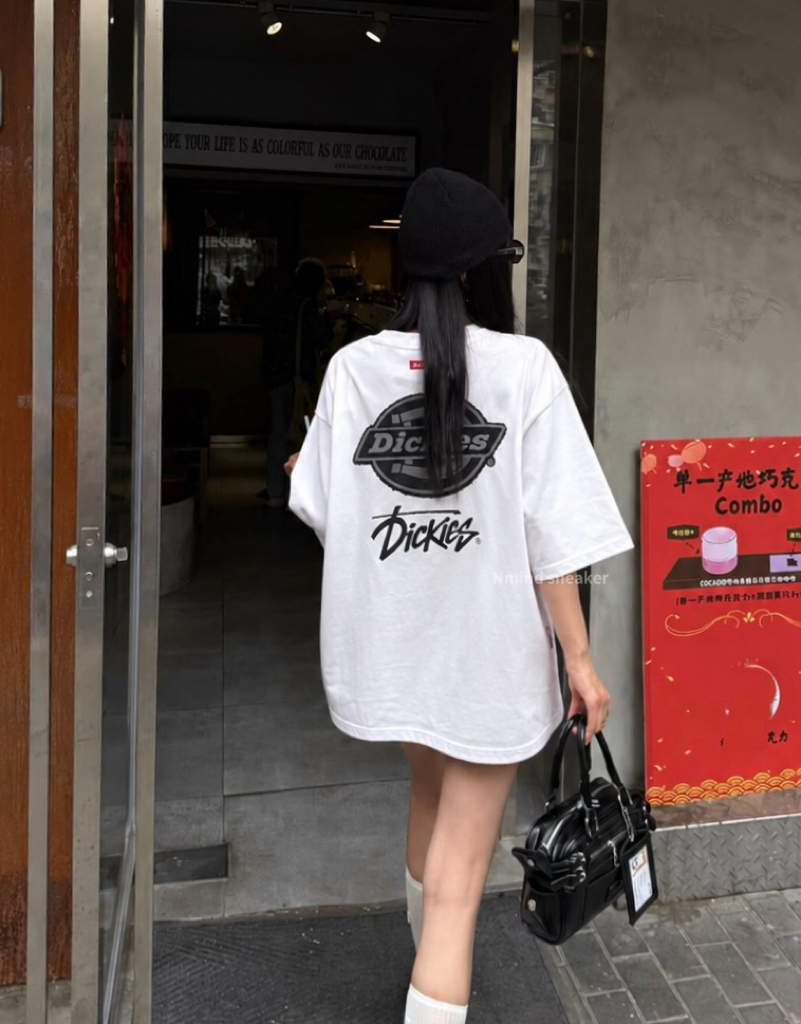 DICKIES 復古美式 印花 雙LOGO短袖 男女同款 四色