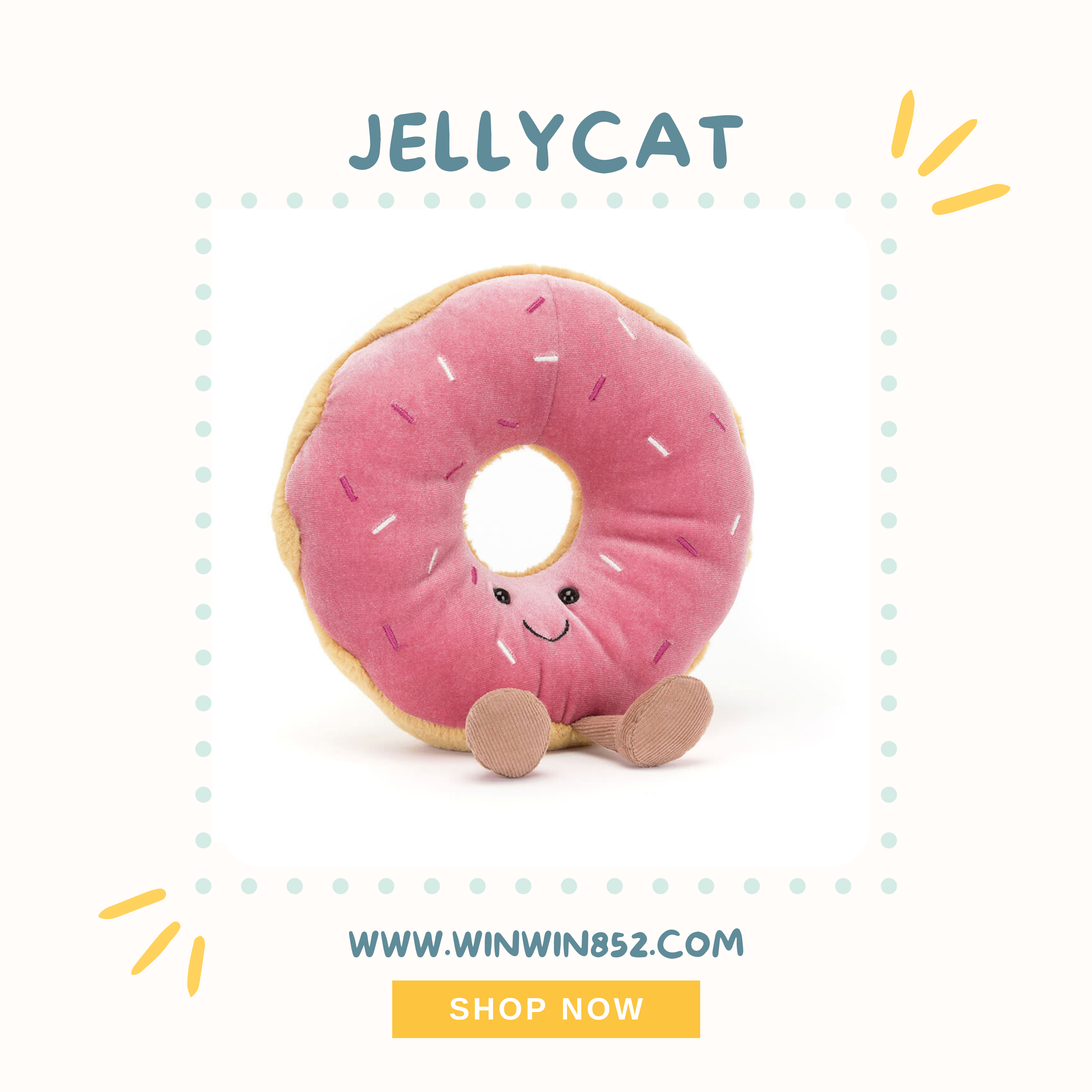 Jellycat Amuseables Doughnut