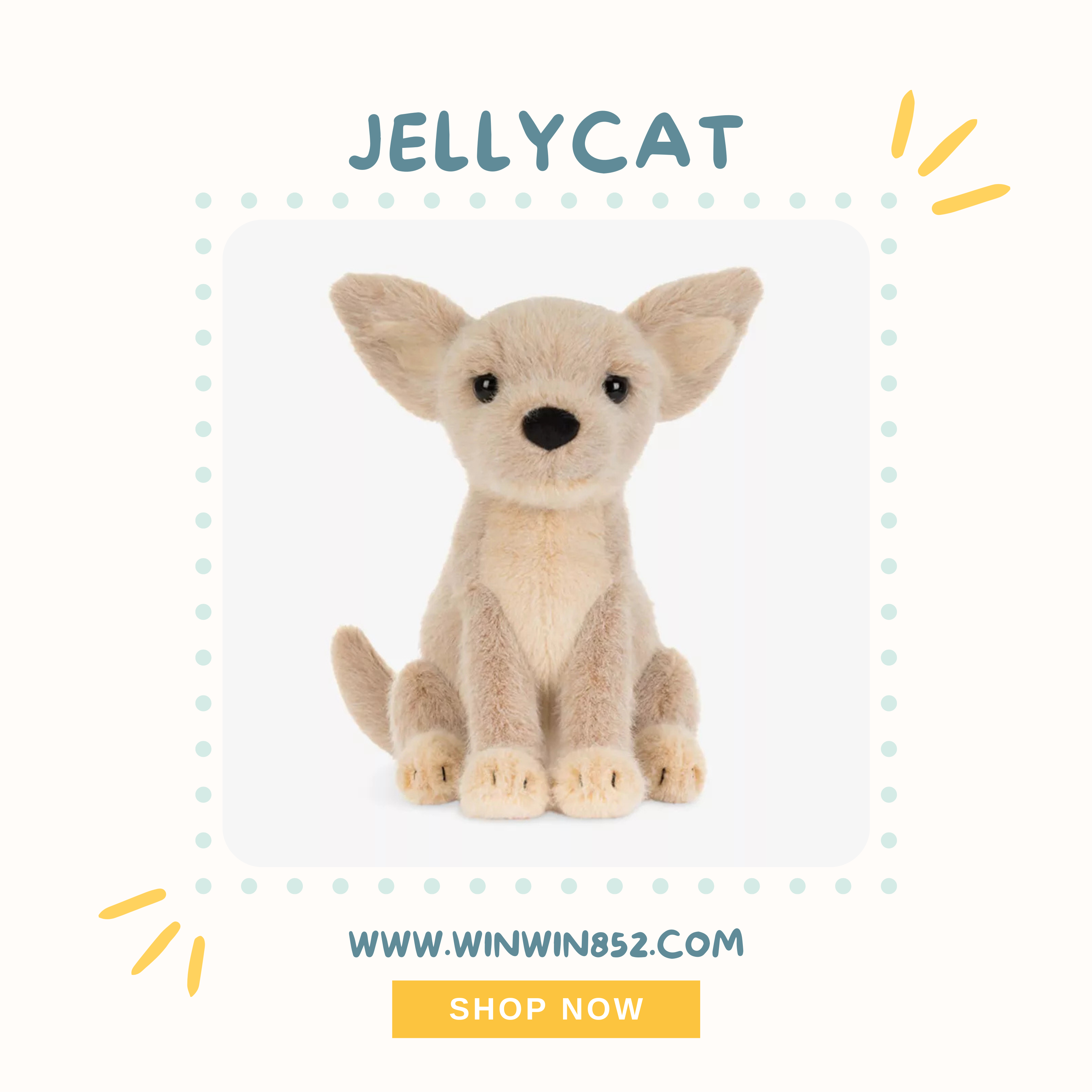 Jellycat Yapsby Chihuahua