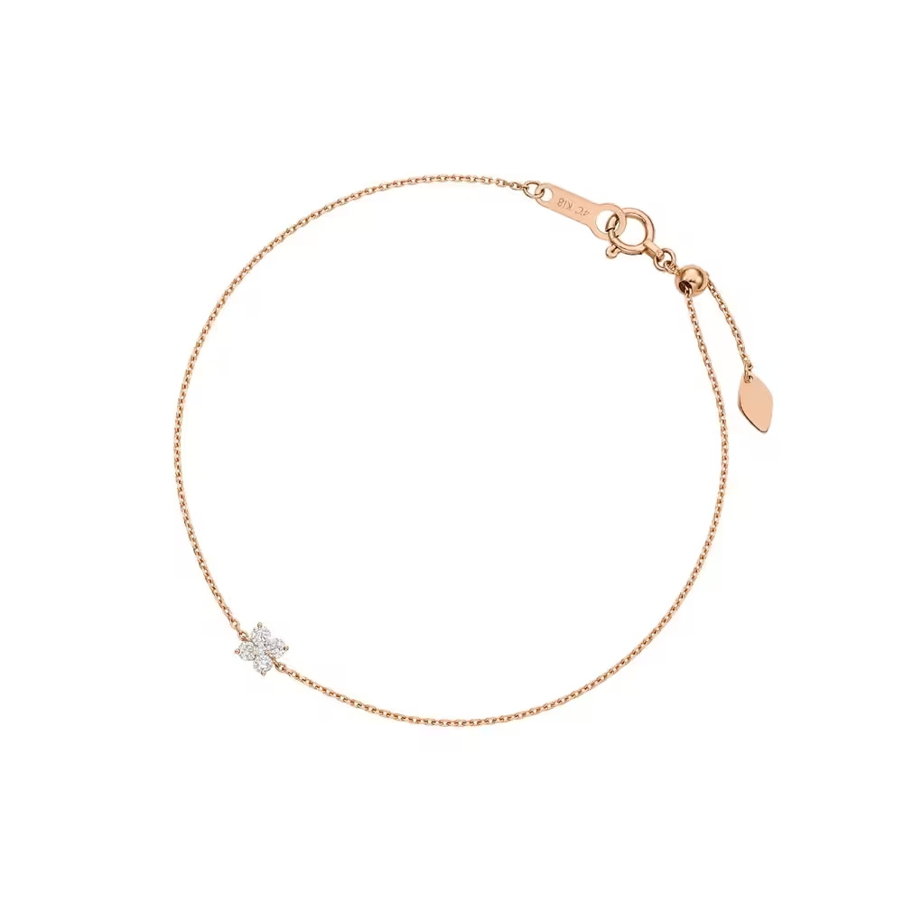 4℃ - 18K Pink Gold Bracele K18 粉紅金 鑽石手鍊