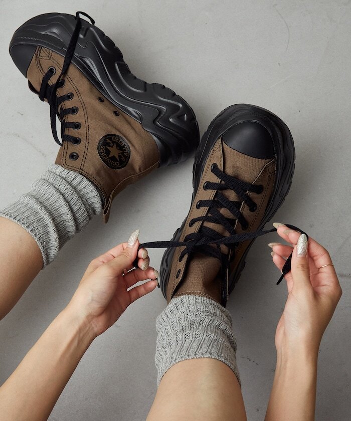 預購┃CONVERSE ALL STAR CITYHIKE HI 高筒 厚底 增高 輕量化 休閒鞋 棕色
