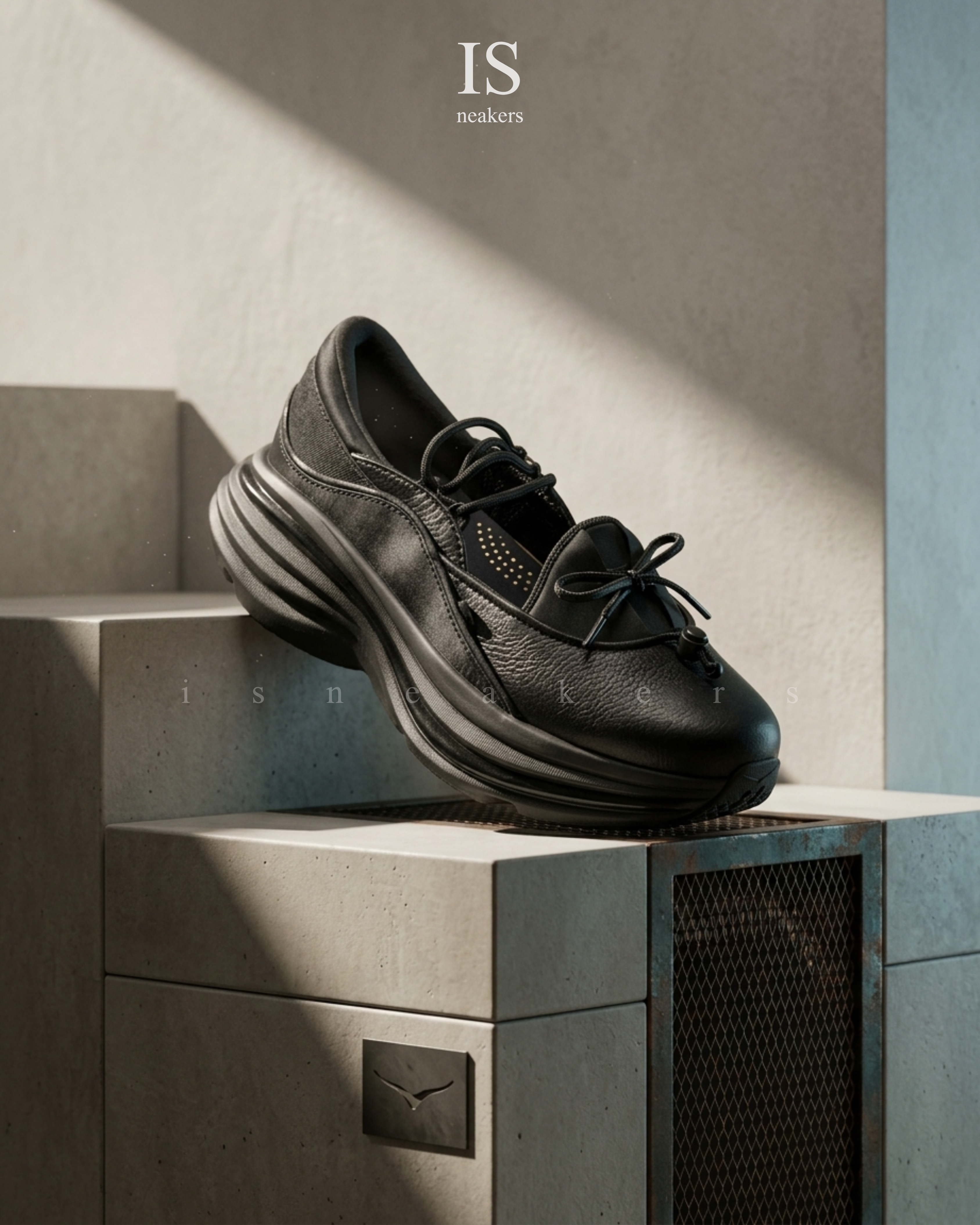 iSNEAKERS｜HOKA Bondi Mary Jane "Black" 黑色 瑪莉珍 黑綁帶 1171546-BBLC
