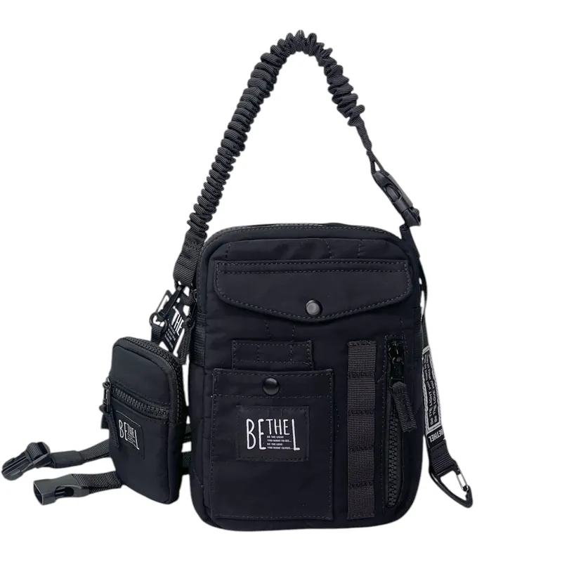 DB029 Bethel 多功能拉鍊包 / 斜掛包/腰袋 Main Bag - W15 x D7 x H21cm Zip pouch - W7 x D2 x H11cm