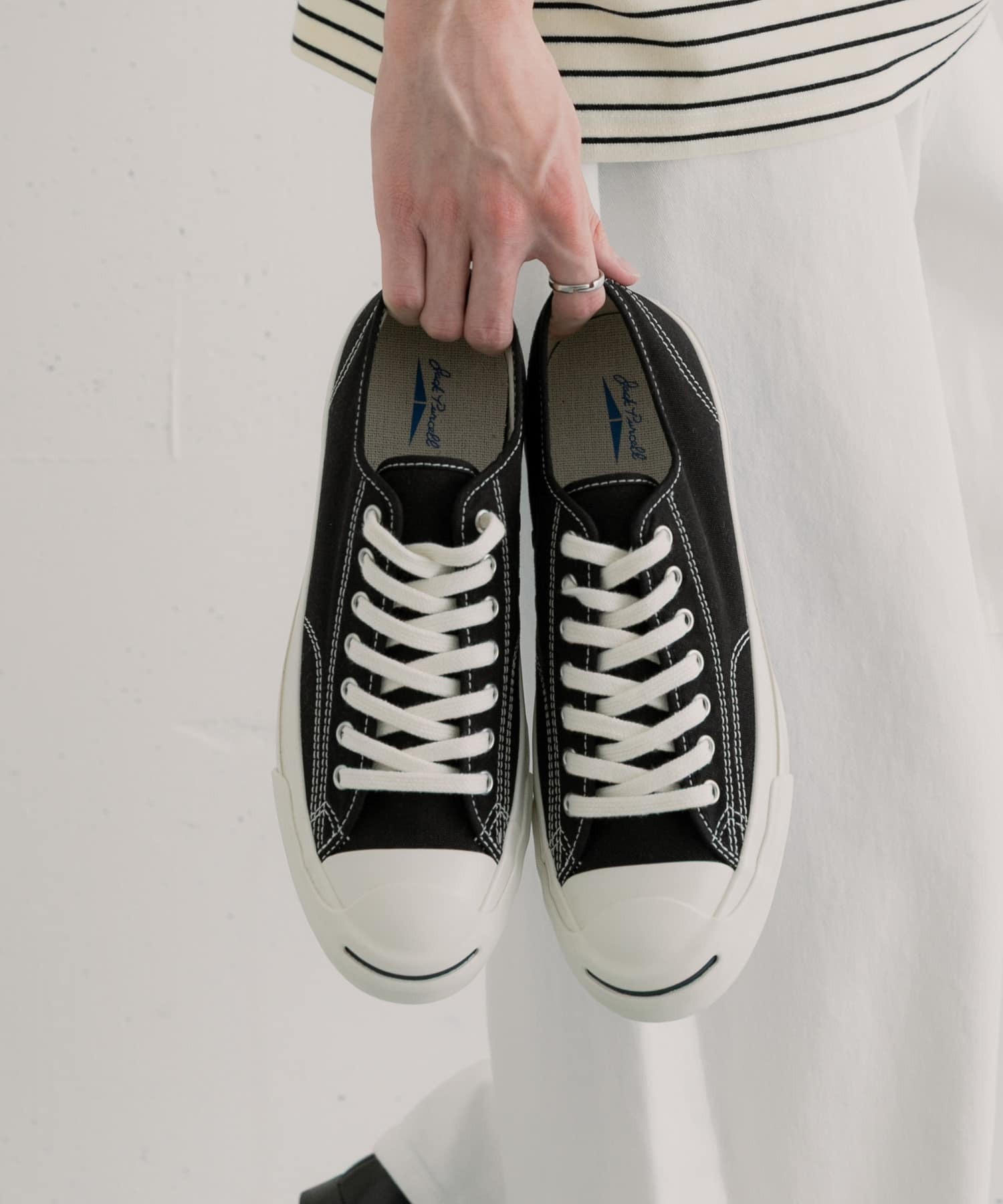 預購┃CONVERSE JACK PURCELL CL 低筒 開口笑 帆布鞋 黑色