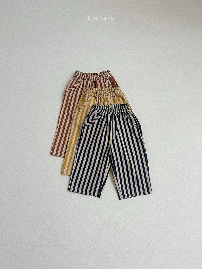 正韓秋minirobe 三色美式直條褲