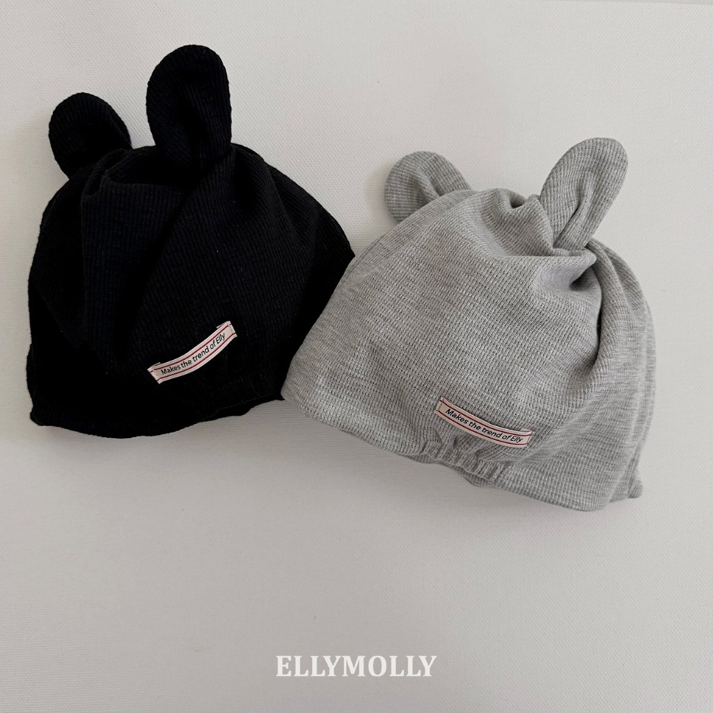 正韓秋Ellymolly 兩色小耳朵小標帽