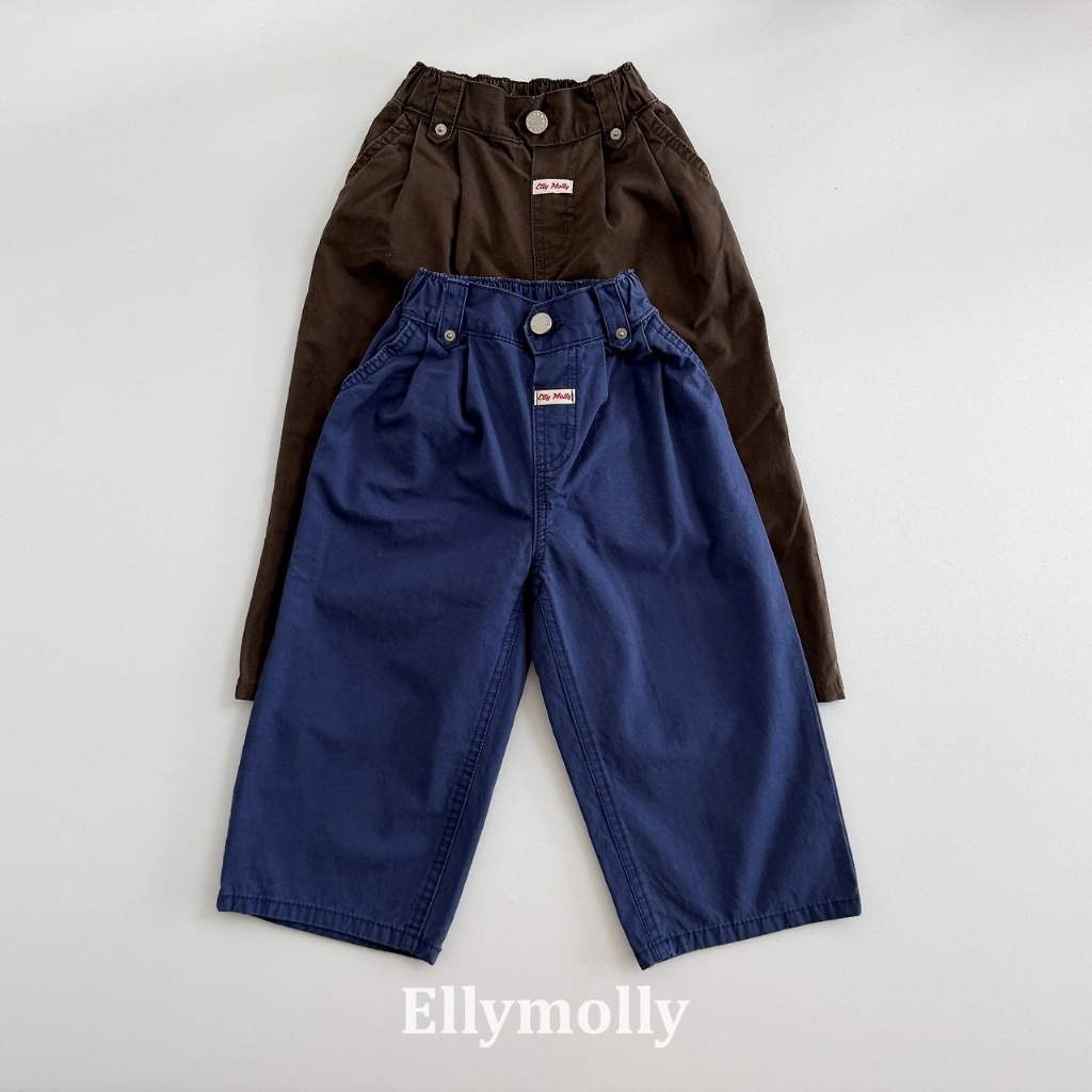 正韓秋EllyMolly 英倫書生直筒褲
