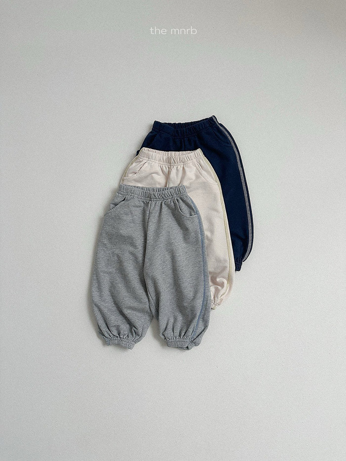 正韓秋minirobe 三色車線運動褲