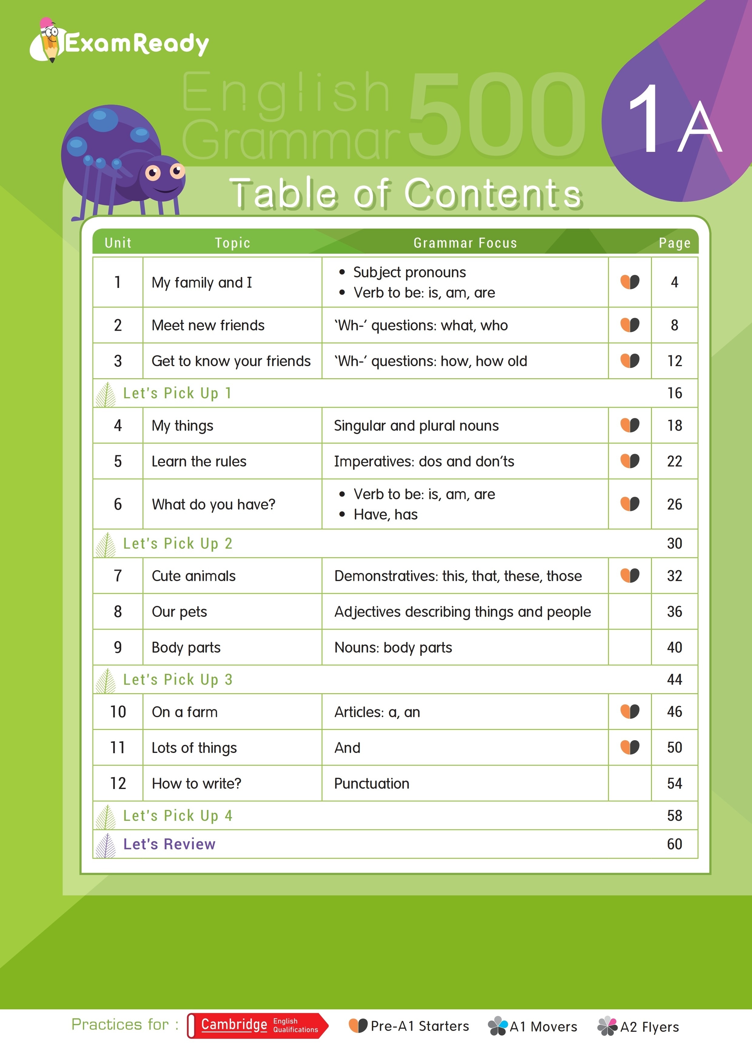【多買多折】Exam Ready English Grammar 500 1A