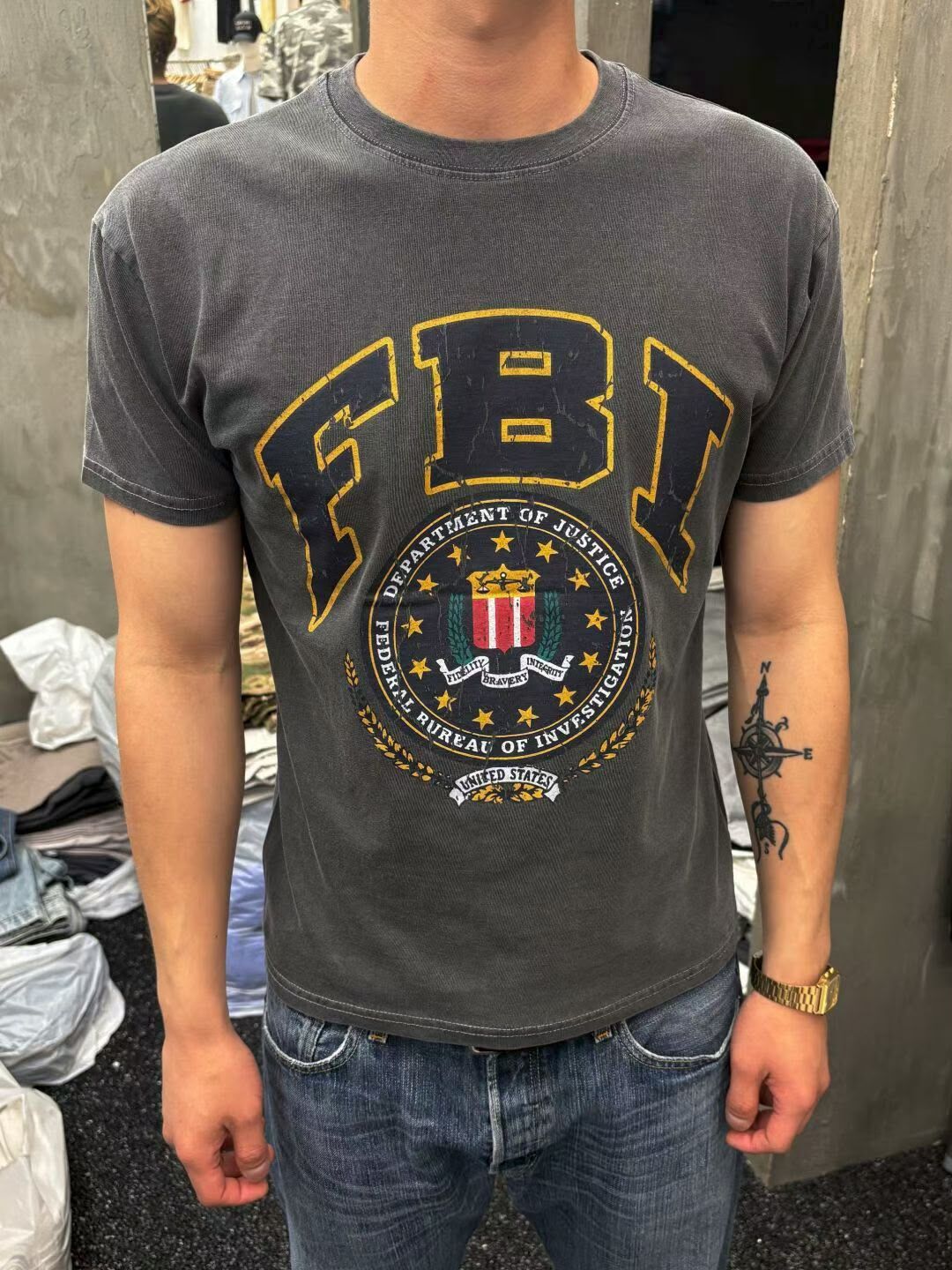 英文字圖案短袖Tee SCOPE-175T
