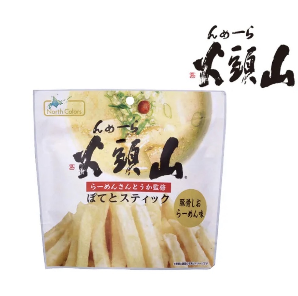 【數量限定】JP 北海道 山頭火 x 豚骨拉麵風味粗薯條 50g 2525 TK260731