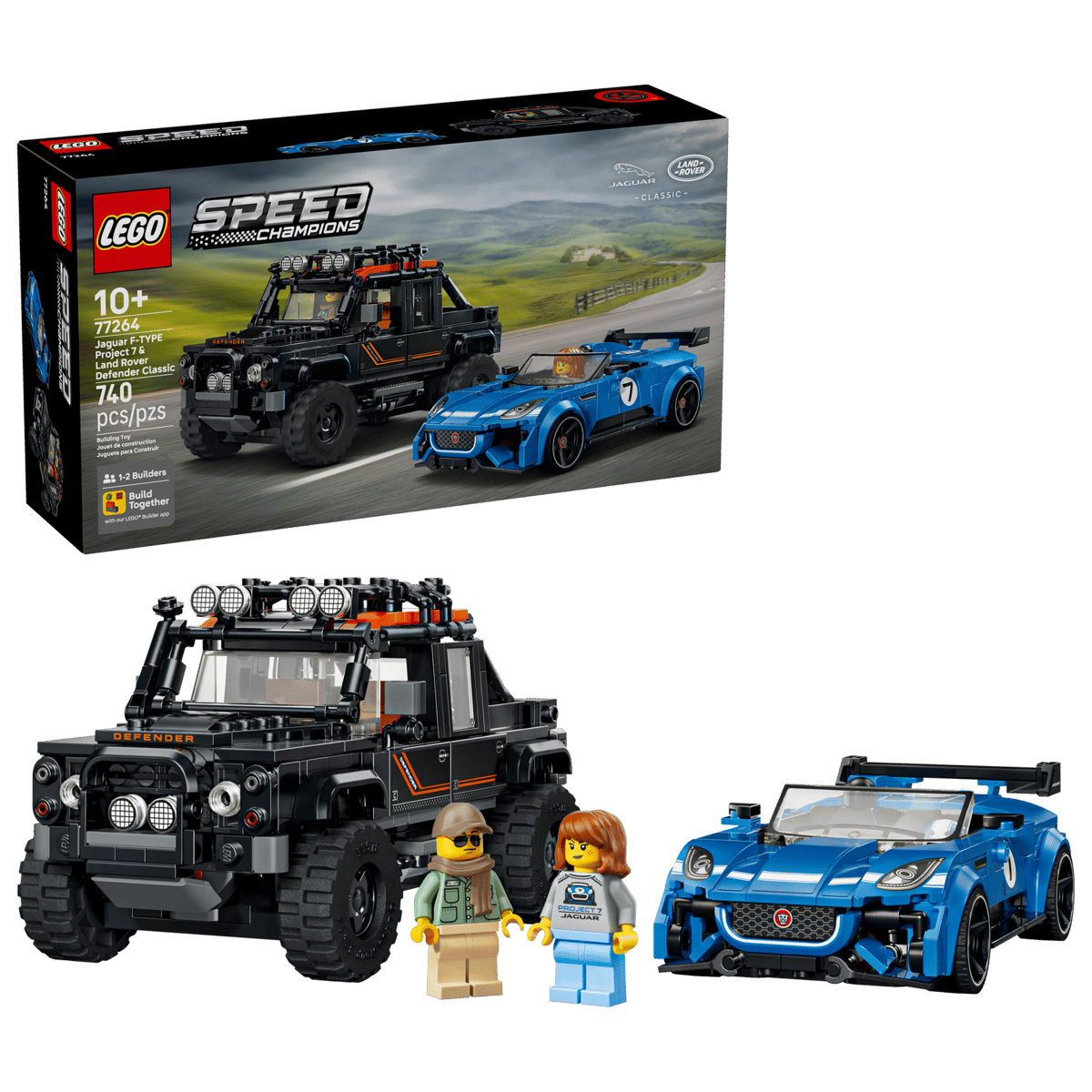 LEGO 77264 Jaguar Project 7 & Land Rover Defender