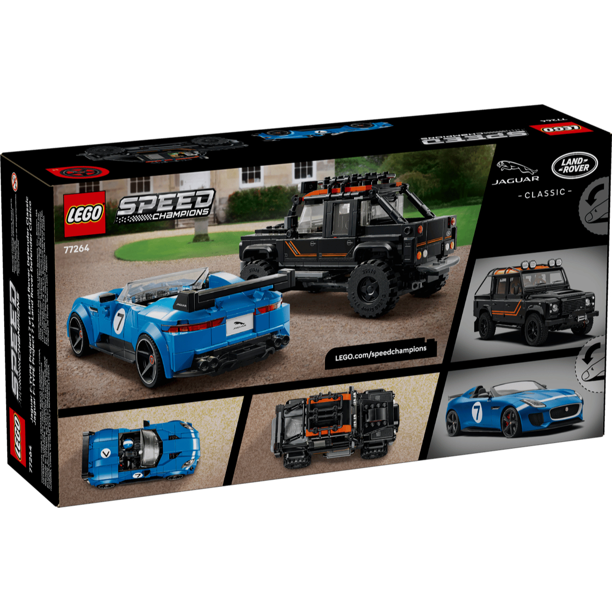 LEGO 77264 Jaguar Project 7 & Land Rover Defender