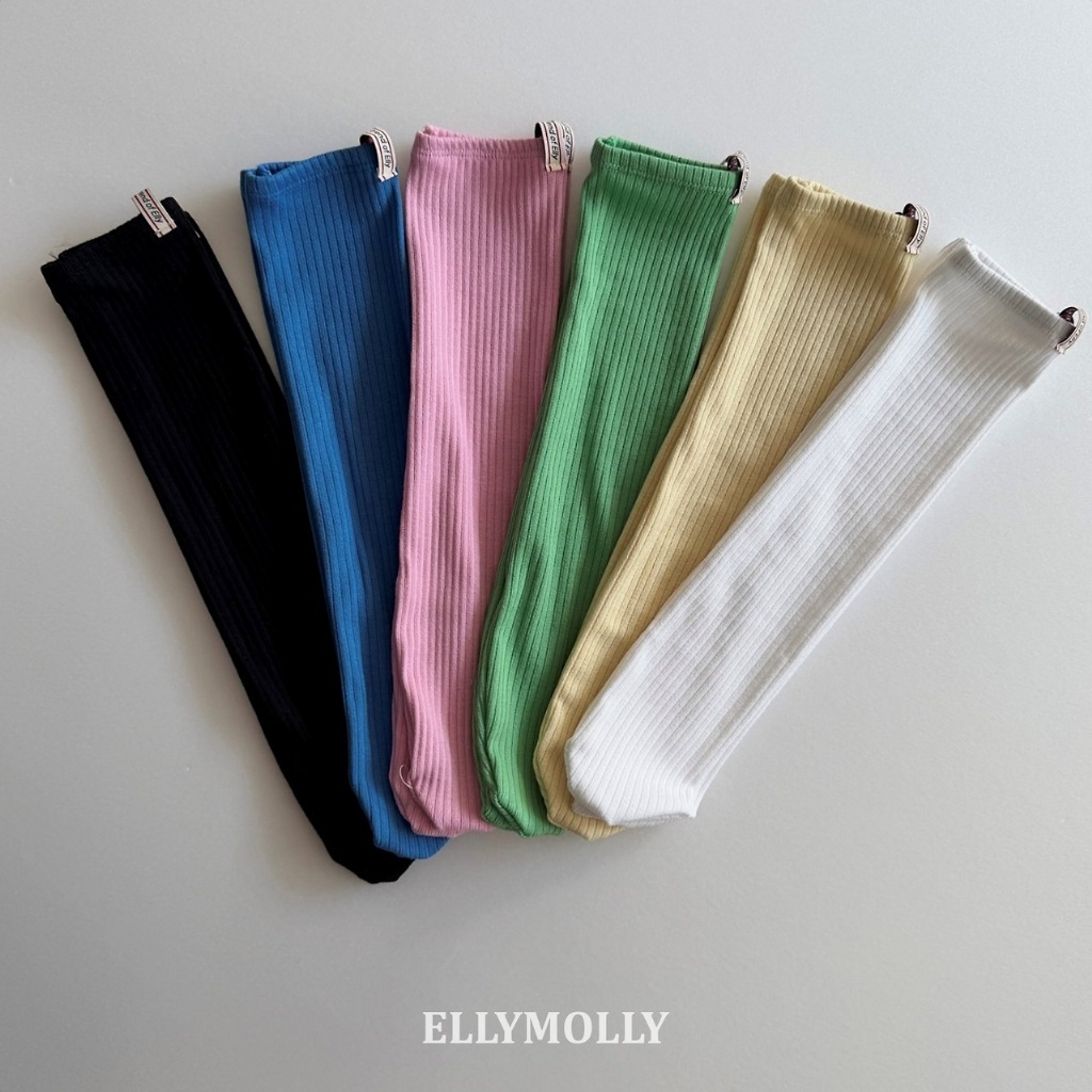 正韓秋Ellymolly 五色糖果色小腿襪