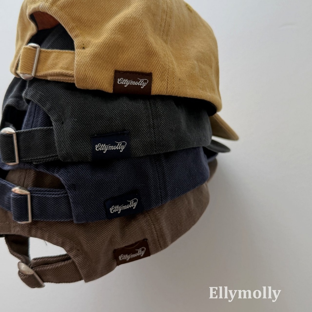 正韓秋Ellymolly 四色大E棒球帽