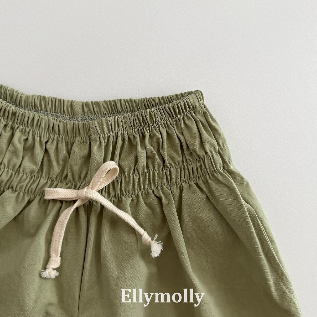正韓秋EllyMolly 鬆緊綁帶氣球縮口褲