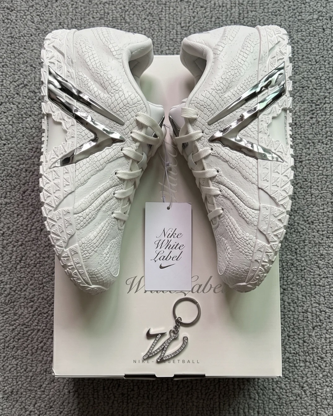 [海外連線預定] 男鞋 NIKE JA 3 'White Label' 液態銀 白標 白銀 蛇紋 實戰 籃球鞋【IO7668-100】