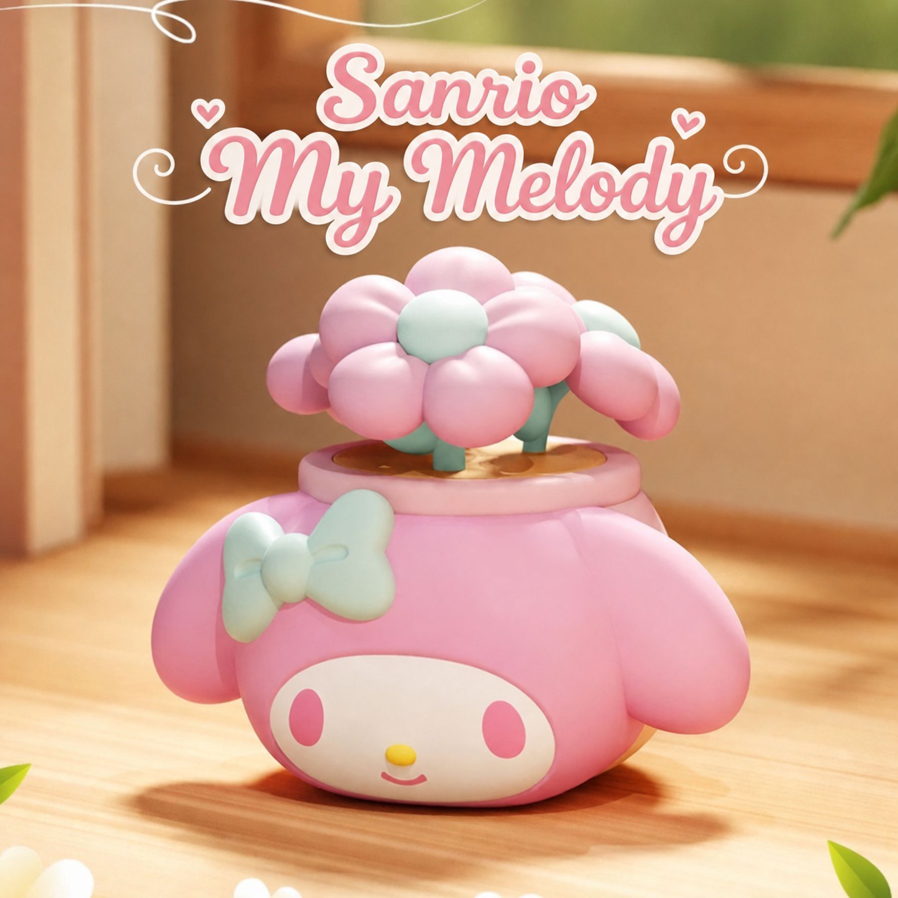 MY MELODY Sanrio家族盆栽擺件飾物 收納盒
