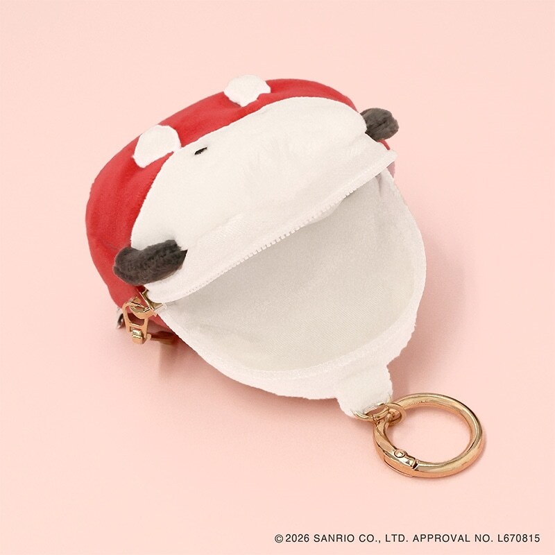日本 Sanrio x Pukumaru 迷你拉鏈收納袋匙扣