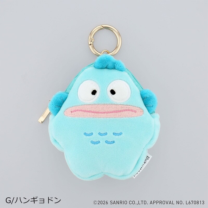 日本 Sanrio x Pukumaru 迷你拉鏈收納袋匙扣
