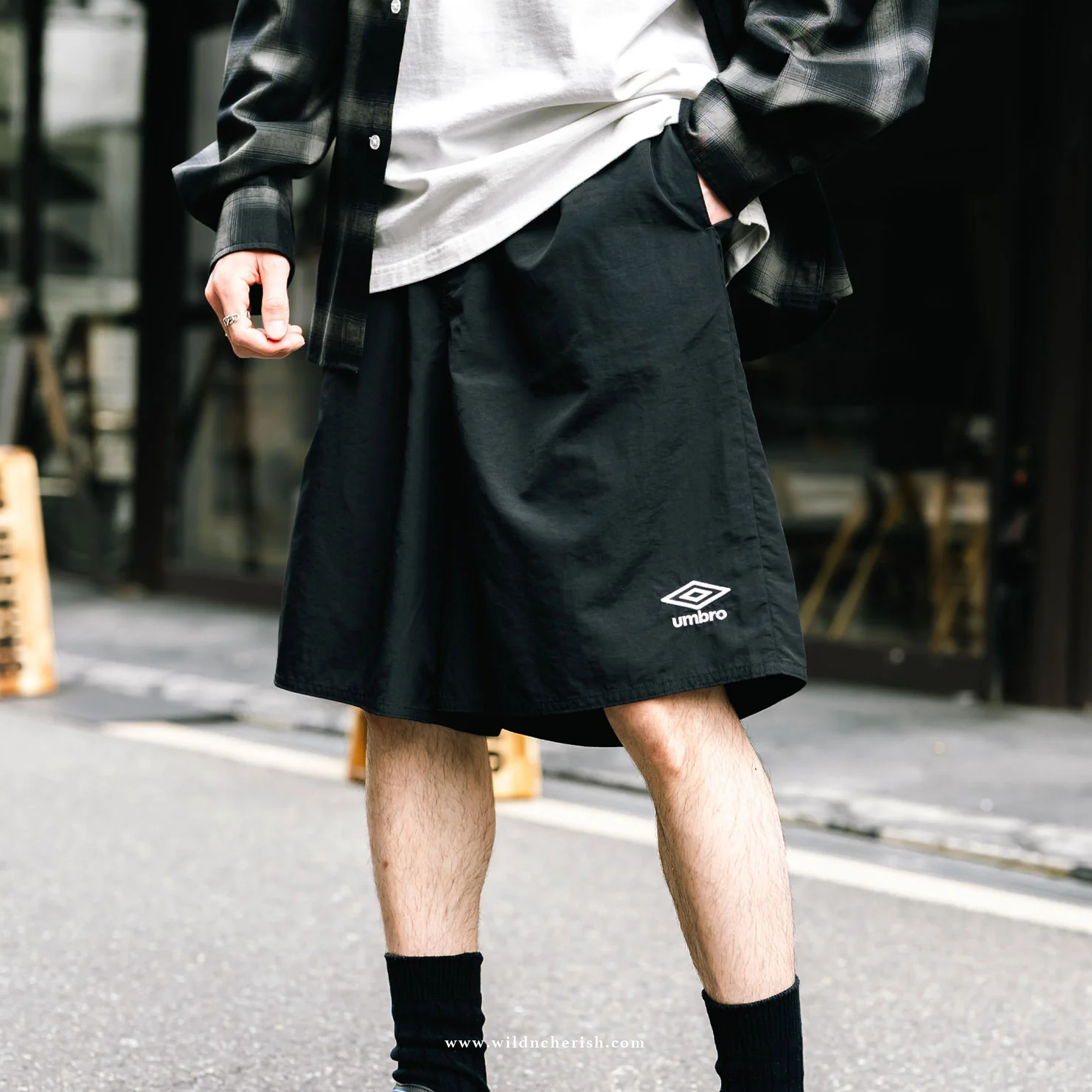 預訂 | Umbro Heritage Logo Nylon Shorts 日本限定