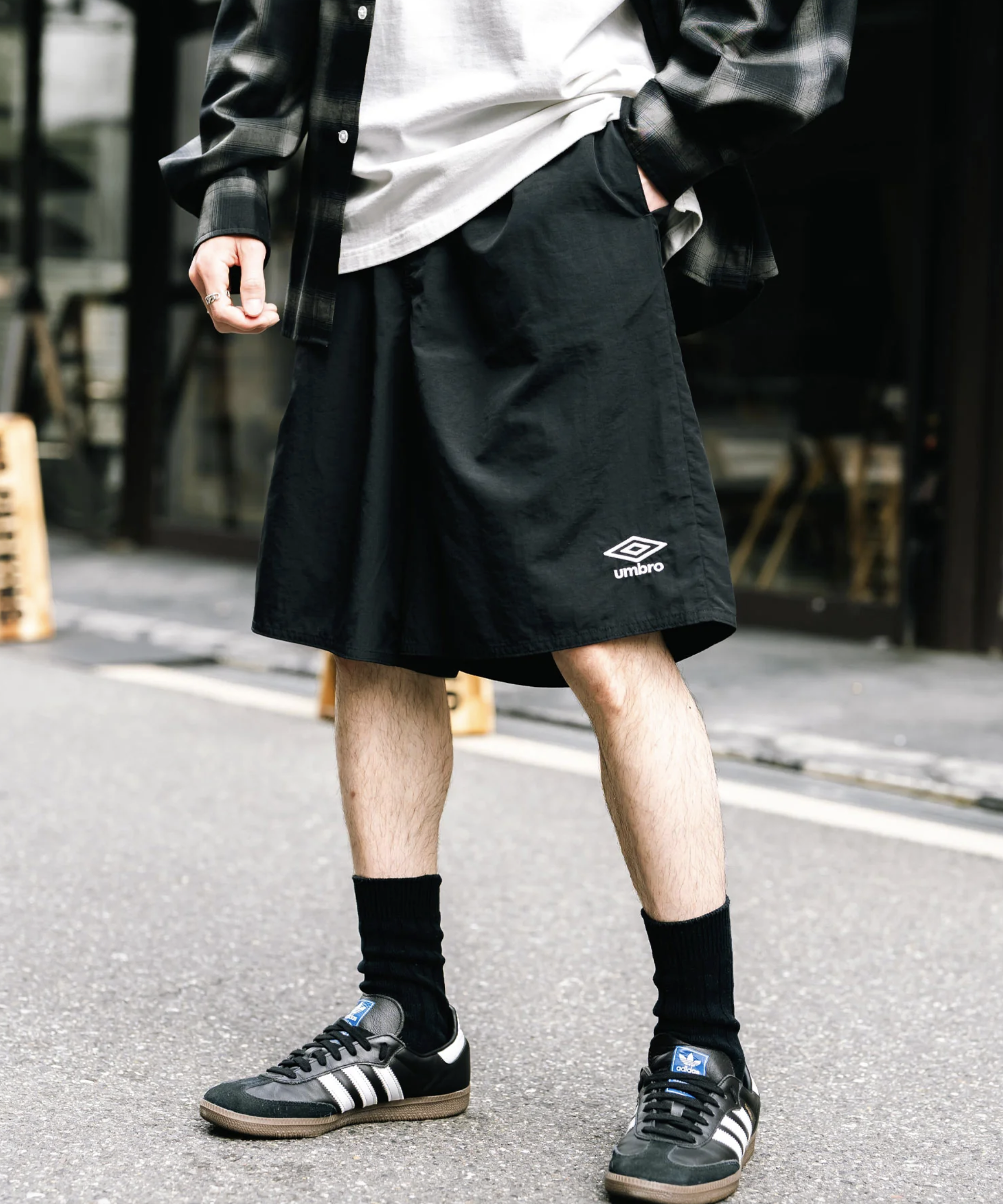 預訂 | Umbro Heritage Logo Nylon Shorts 日本限定