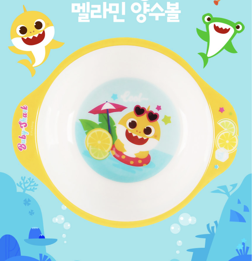 韓國直送 新款 Baby Shark 兒童碗