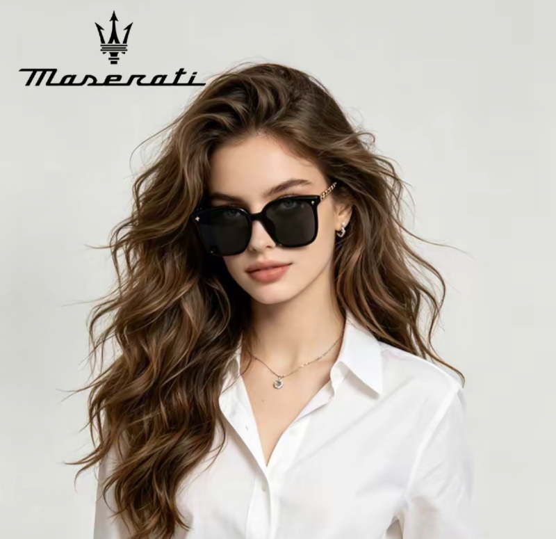 Maserati 瑪莎拉蒂 鏈條方框太陽眼鏡