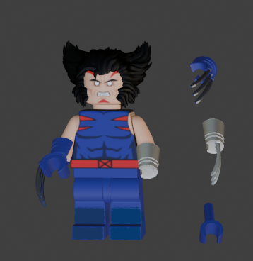 【預訂】【Suneo Brick】金鋼狼