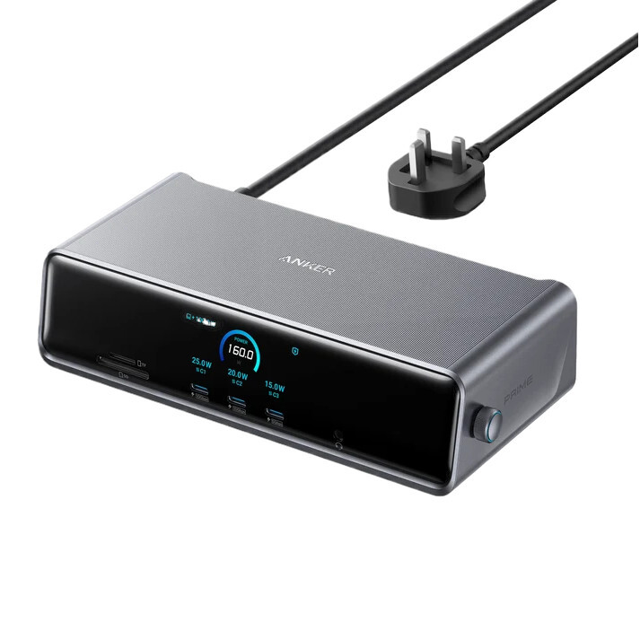 Anker Prime 充電基座 (14-in-1, 三螢幕) A83B3