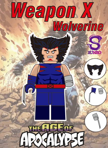 【預訂】【Suneo Brick】金鋼狼